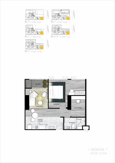 The Rich Ploenchit-Nana : เดอะริช เพลินจิต-นานา - Floor Plan