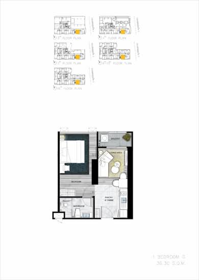 The Rich Ploenchit-Nana : เดอะริช เพลินจิต-นานา - Floor Plan