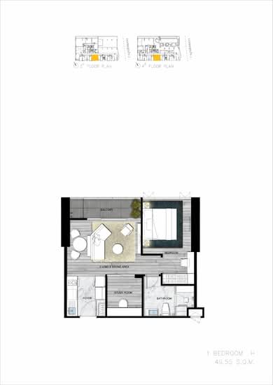 The Rich Ploenchit-Nana : เดอะริช เพลินจิต-นานา - Floor Plan