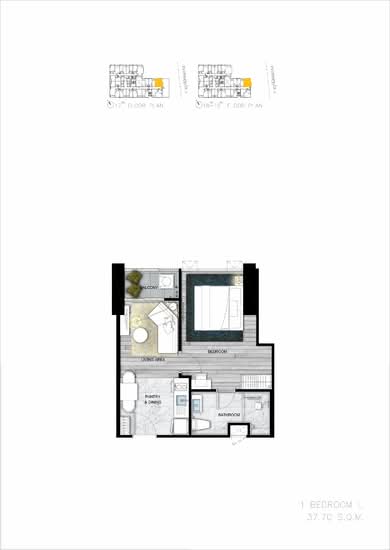 The Rich Ploenchit-Nana : เดอะริช เพลินจิต-นานา - Floor Plan