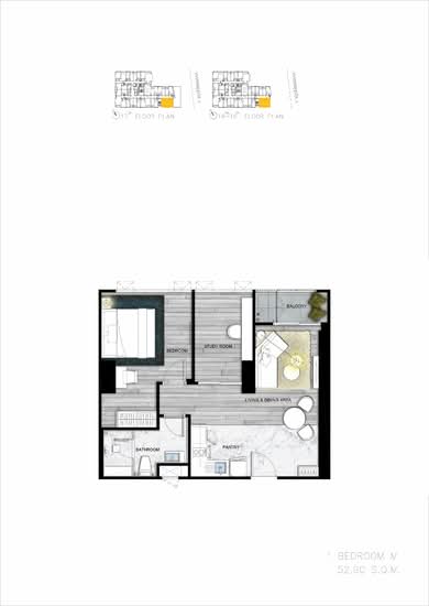 The Rich Ploenchit-Nana : เดอะริช เพลินจิต-นานา - Floor Plan