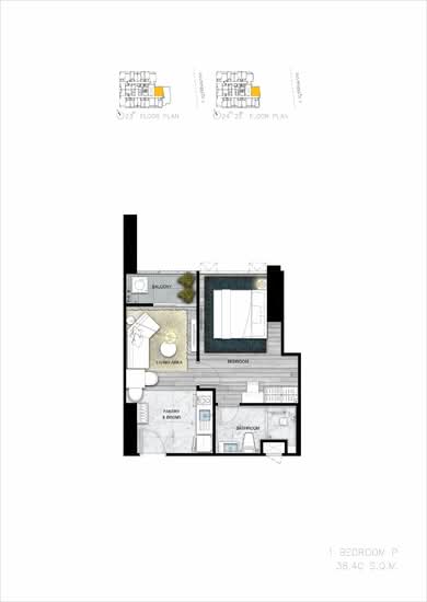 The Rich Ploenchit-Nana : เดอะริช เพลินจิต-นานา - Floor Plan