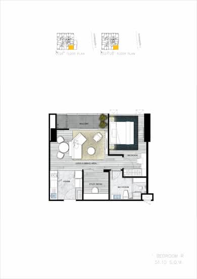The Rich Ploenchit-Nana : เดอะริช เพลินจิต-นานา - Floor Plan