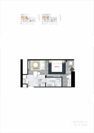 The Rich Ploenchit-Nana : เดอะริช เพลินจิต-นานา - Floor Plan