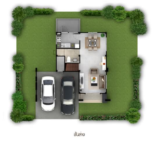 Atoll Lanta Resort Life Bangna – Wongwaen : เอโทล ลันตา รีสอร์ทไลฟ์ บางนา – วงแหวน - Floor Plan