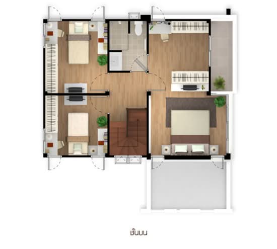 Atoll Lanta Resort Life Bangna – Wongwaen : เอโทล ลันตา รีสอร์ทไลฟ์ บางนา – วงแหวน - Floor Plan