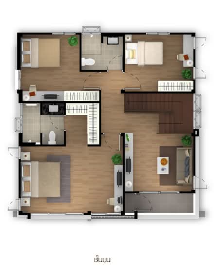 Atoll Lanta Resort Life Bangna – Wongwaen : เอโทล ลันตา รีสอร์ทไลฟ์ บางนา – วงแหวน - Floor Plan