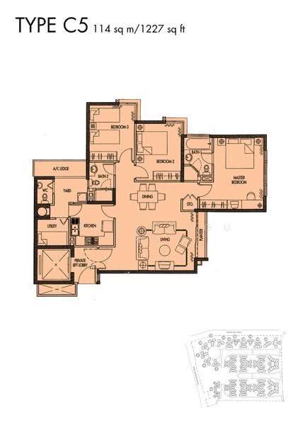 Caribbean at Keppel Bay, 32 Keppel Bay Drive, Harbourfront / Telok Blangah, 3 Bedrooms, 1,227 sqft, Condominium For Rent, by Susan Ong, 60102892 - 2D - PropertyGuru.com.sg