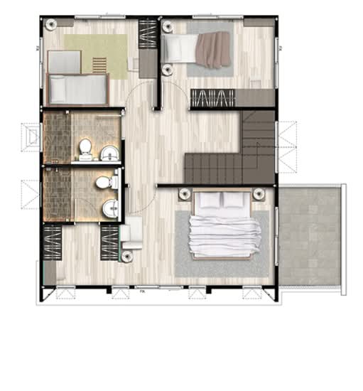 Perfect Park Suwannabhumi - Floor Plan