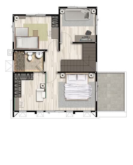 Perfect Park Suwannabhumi - Floor Plan