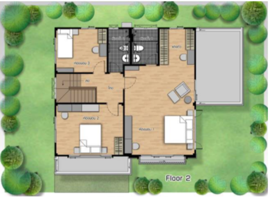 Casa Grand Onnuch-Wongwhean - Floor Plan