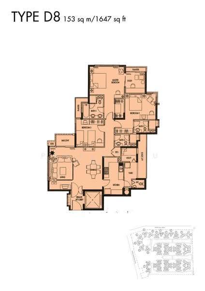 Caribbean at Keppel Bay, 6 Keppel Bay Drive, Harbourfront / Telok Blangah, 4 Bedrooms, 1,647 sqft, Condominium For Sale, by Sam Lim K K, 500280010 - 2D - PropertyGuru.com.sg
