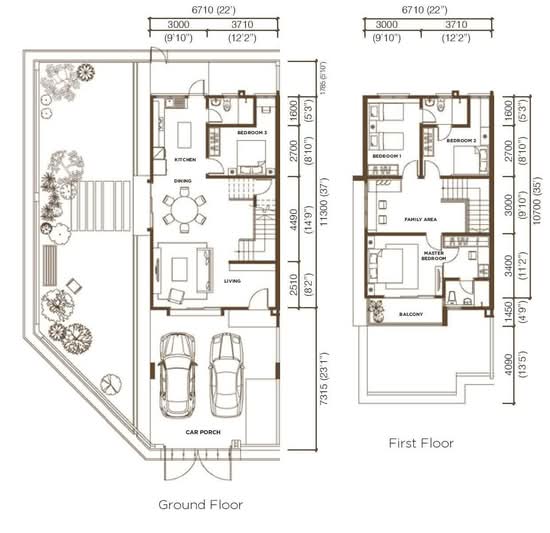 Mekarsari (Double-Storey Terrace) - Floor Plan - iProperty.com.my
