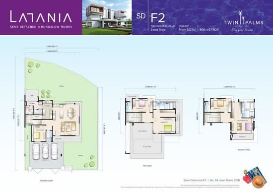 Latania @ Twin Palms Sungai Long - Floor Plan - iProperty.com.my