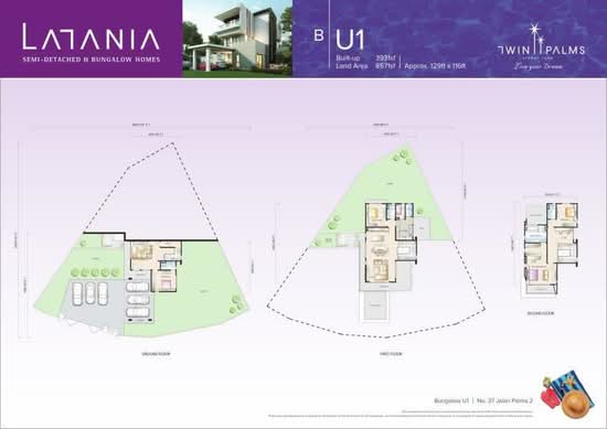 Latania @ Twin Palms Sungai Long - Floor Plan - iProperty.com.my