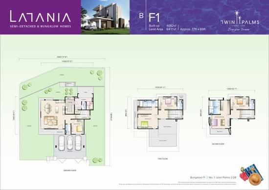 Latania @ Twin Palms Sungai Long - Floor Plan - iProperty.com.my