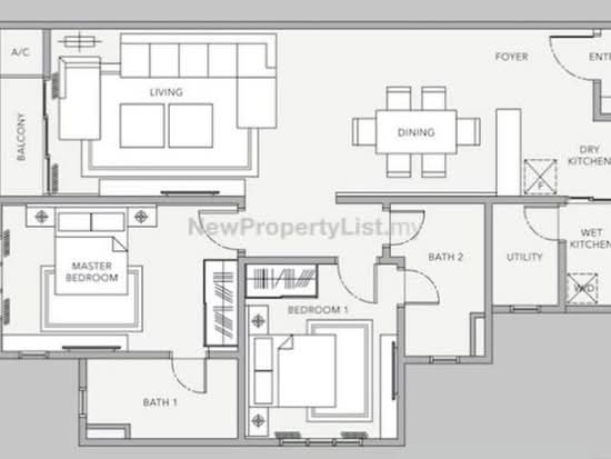 BRIO Residence - Floor Plan - iProperty.com.my