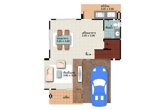 K.C. Parkville Bangna-Theparak : เค.ซี.พาร์ควิลล์ บางนา-เทพารักษ์ - Floor Plan