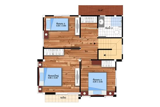 K.C. Parkville Bangna-Theparak : เค.ซี.พาร์ควิลล์ บางนา-เทพารักษ์ - Floor Plan