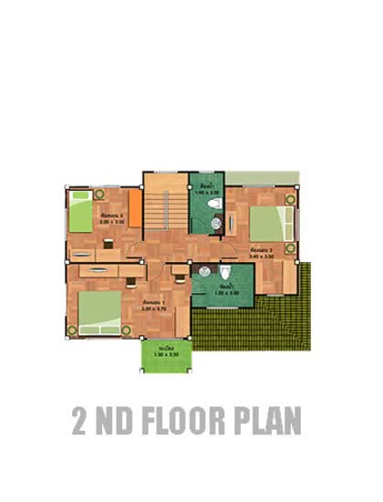 K.C. Parkville Bangna-Theparak : เค.ซี.พาร์ควิลล์ บางนา-เทพารักษ์ - Floor Plan