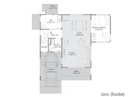 Inizio Rangsit-Klong 3 : อินนิซิโอ รังสิต-คลอง 3 - Floor Plan