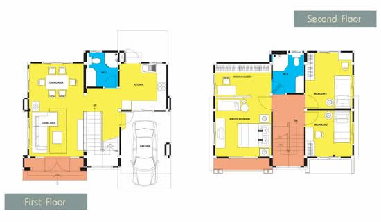 Baan Burirom The Innovation Theparak-Suvarnabhumi : บ้านบุรีรมย์ ดิ อินโนเวชั่น เทพารักษ์-สุวรรณภูมิ - Floor Plan