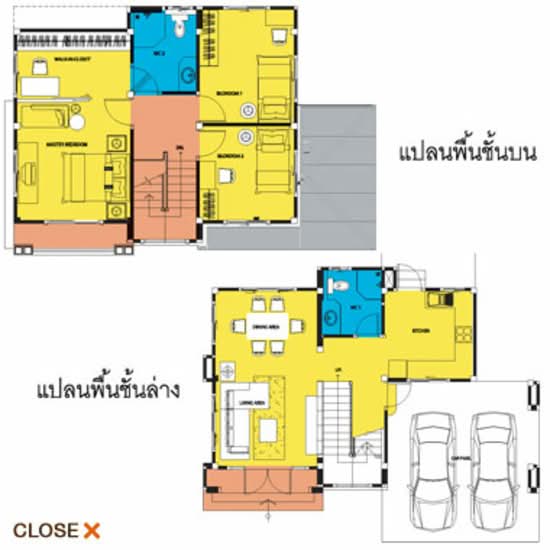 Baan Burirom The Innovation Theparak-Suvarnabhumi : บ้านบุรีรมย์ ดิ อินโนเวชั่น เทพารักษ์-สุวรรณภูมิ - Floor Plan