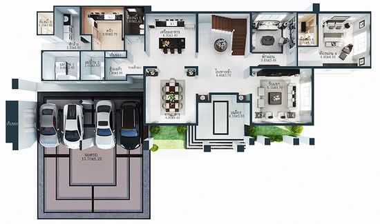 Narasiri Bangna : นาราสิริ บางนา - Floor Plan