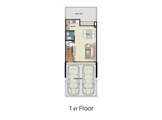 Baan Klang Muang Nawamin 42 : บ้านกลางเมือง นวมินทร์ 42 - Floor Plan