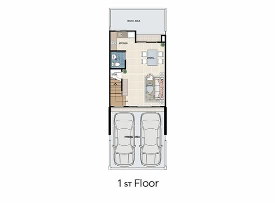 Baan Klang Muang Nawamin 42 : บ้านกลางเมือง นวมินทร์ 42 - Floor Plan