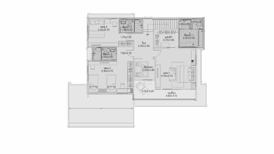 Mantana Srinakarin-Romklao : มัณฑนา ศรีนครินทร์-ร่มเกล้า - Floor Plan