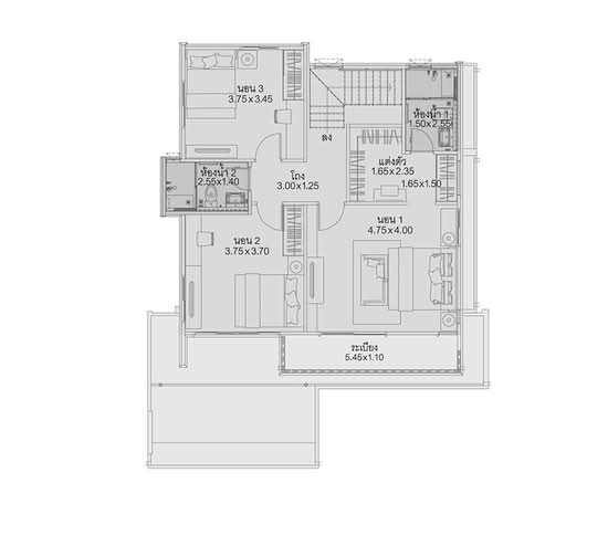 Mantana Srinakarin-Romklao : มัณฑนา ศรีนครินทร์-ร่มเกล้า - Floor Plan