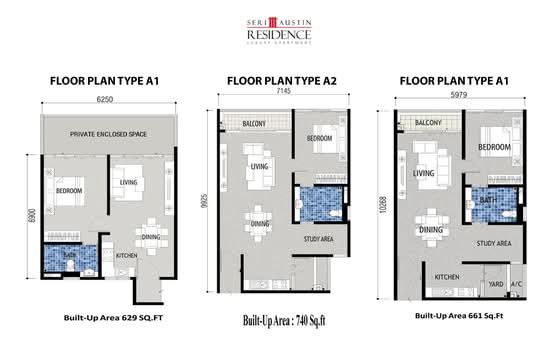 Seri Austin - Terrace Homes - Floor Plan - iProperty.com.my