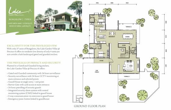 Lake Garden Villas @ Precinct 6, Cahaya SPK - Floor Plan - iProperty.com.my