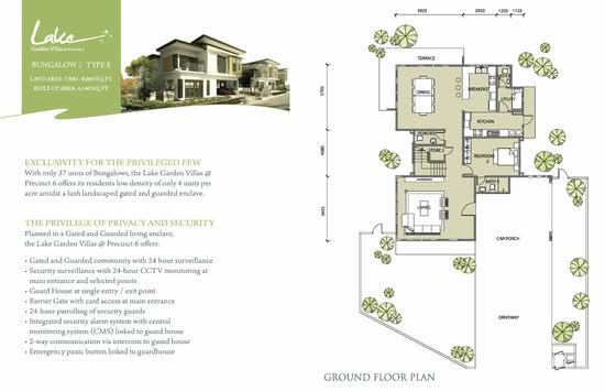 Lake Garden Villas @ Precinct 6, Cahaya SPK - Floor Plan - iProperty.com.my
