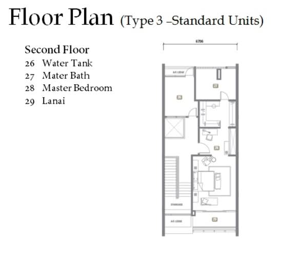 Courtyard Villa, Embun @ Kemensah - Floor Plan - iProperty.com.my