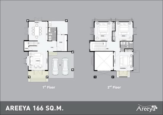 Areeya Donmuang - Songprapa : อารียา ดอนเมือง - สรงประภา - Floor Plan