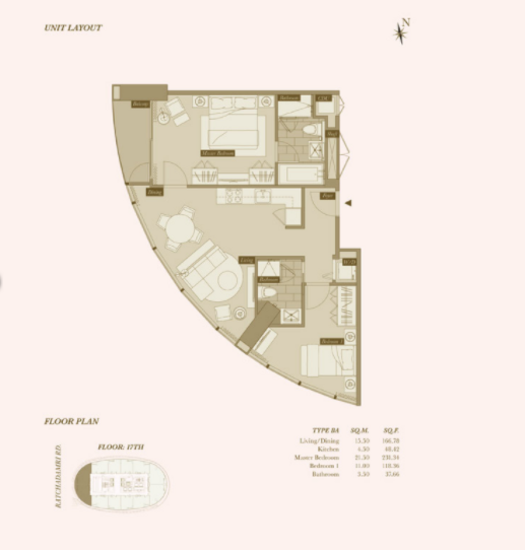 Magnolias Ratchadamri Boulevard - Floor Plan