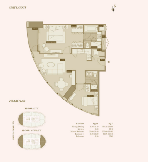 Magnolias Ratchadamri Boulevard - Floor Plan