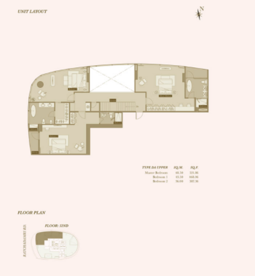 Magnolias Ratchadamri Boulevard - Floor Plan