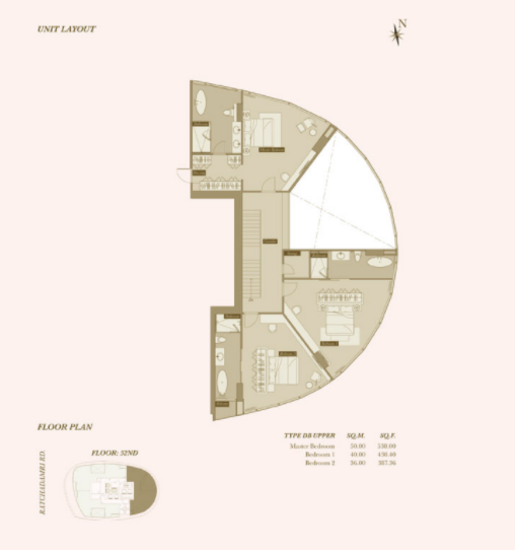 Magnolias Ratchadamri Boulevard - Floor Plan