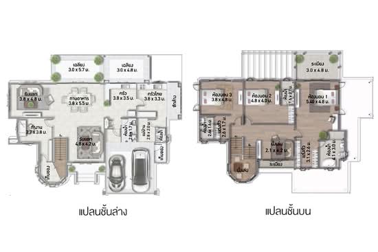 Sarin City The Lake Ville Rama 2 - Floor Plan