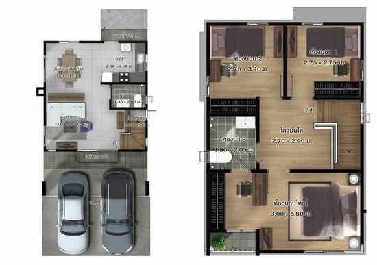 Pruksa Delight Bangna - Srinakarin - Floor Plan