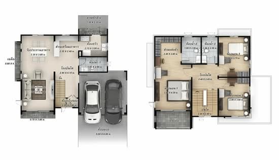 Pruksa Delight Bangna - Srinakarin - Floor Plan