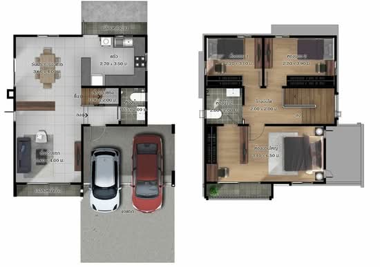Pruksa Delight Bangna - Srinakarin - Floor Plan