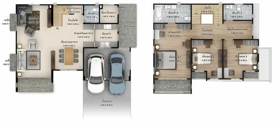 Pruksa Delight Bangna - Srinakarin - Floor Plan