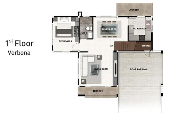 Perfect Place Rama 9-Krungthep Kreetha - Floor Plan