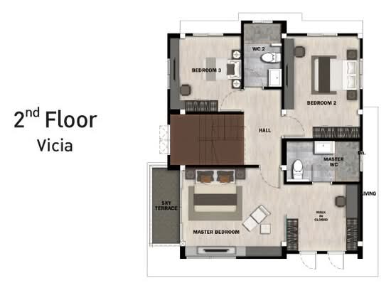 Perfect Place Rama 9-Krungthep Kreetha - Floor Plan
