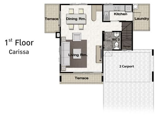 Perfect Place Rama 9-Krungthep Kreetha - Floor Plan