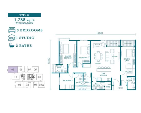 Sunway Serene - Floor Plan - iProperty.com.my
